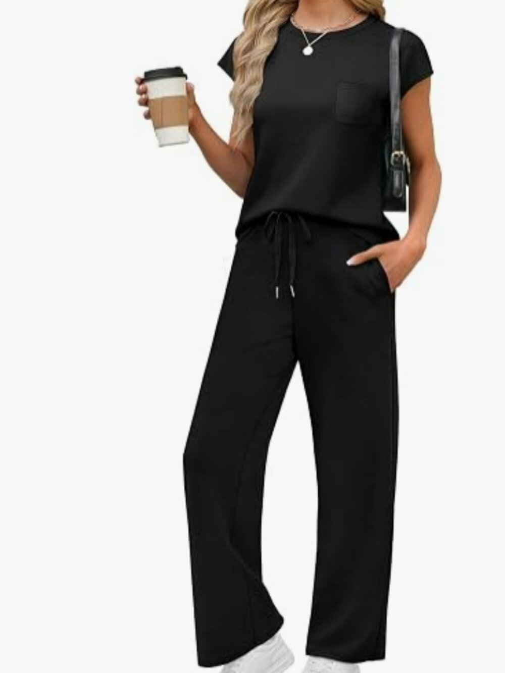 Women’s Black 2 Piece Set